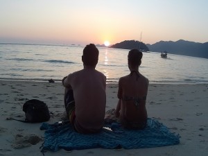 Sunset en Koh Adang