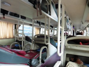 Sleeping bus vietnamita