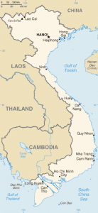 Mapa de Vietnam