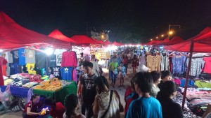 Mercado nocturno de Vientián